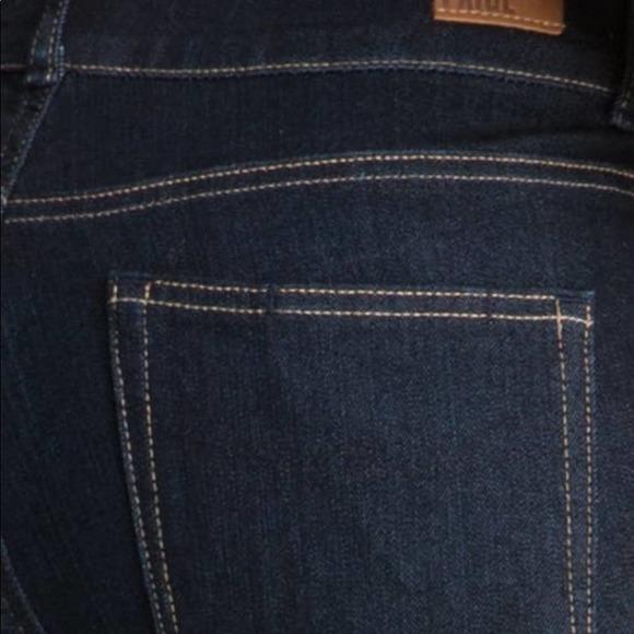 PAIGE Women's Boot Cut Jeans - Dark Blue - Picture 3 of 5
